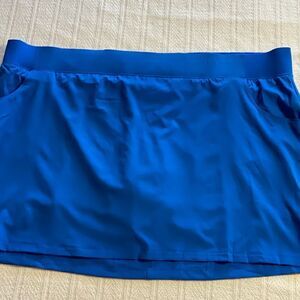 REEL LEGENDS Women’s Plus Adventure Solid Skort  - Color Money Blue